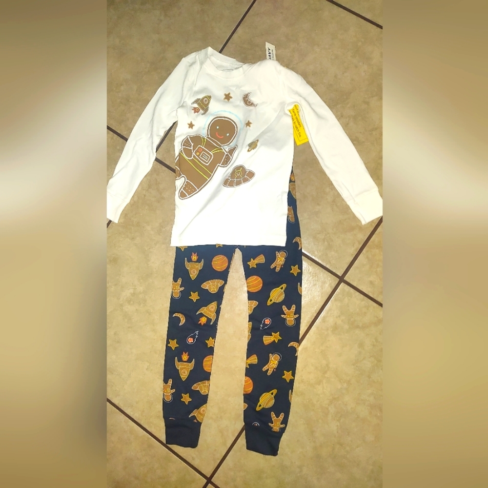 Gingerbread Man Kid Pajama Set